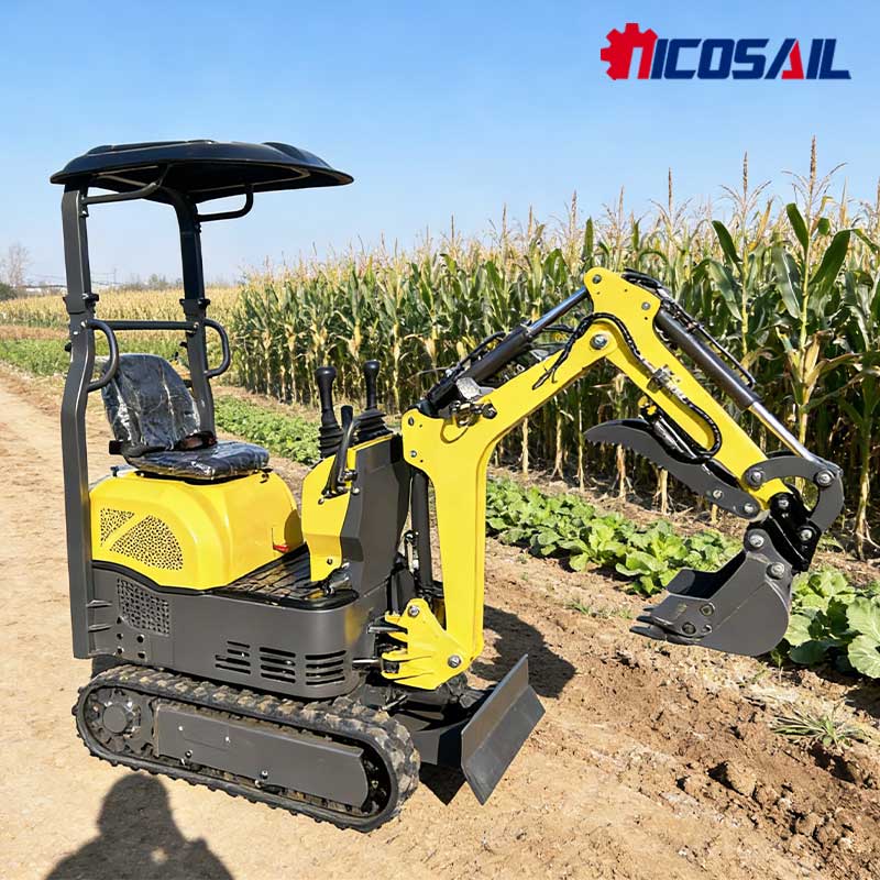 Compact 1t Mini Excavator Mult - Urban Farming In China recensie en prijs