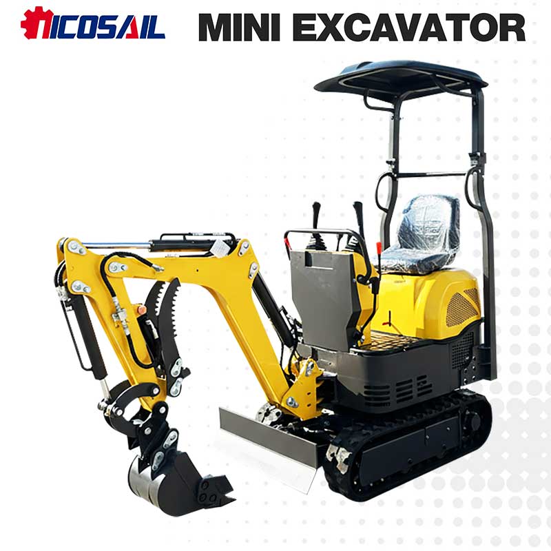 Compact 1t Mini Excavator Mult - Urban Farming In China recensie en prijs